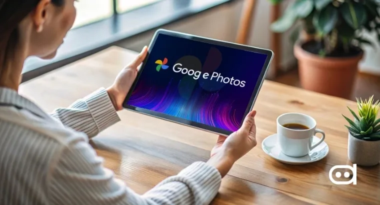 smartphone screen showing photo search interface